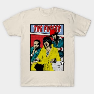 Luryhn Hill and Fugees Pop Art Comic Style T-Shirt